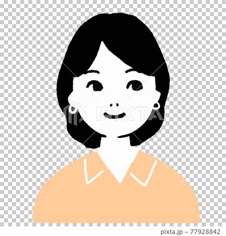 Smile woman icon 77928842
