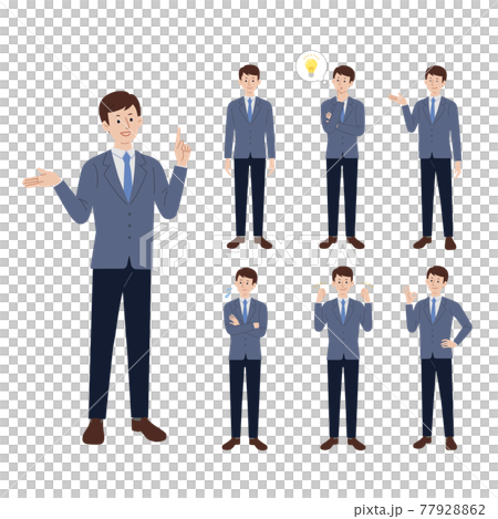 Businessmen, sets, poses, men Businessmen, sets, poses, men 77928862