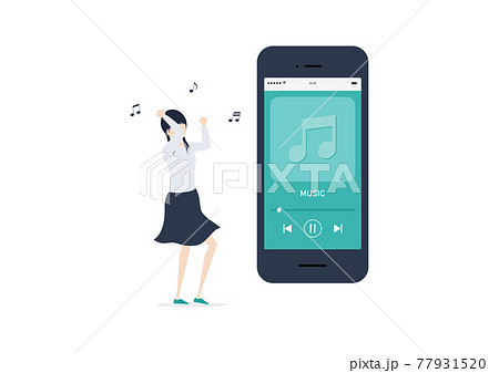 音楽・歌・ダンスのイラスト素材 音楽・歌・ダンスのイラスト素材 77931520