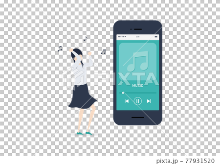音楽・歌・ダンスのイラスト素材 音楽・歌・ダンスのイラスト素材 77931520