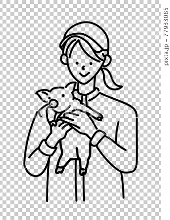 農業女子 畜産女子 養豚 女性 イラスト 農業女子 畜産女子 養豚 女性 イラスト 77933085