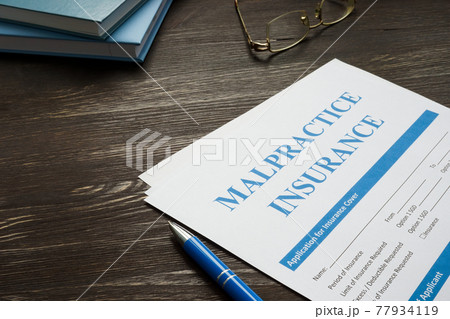 Professional malpractice insurance empty application for workers. 77934119
