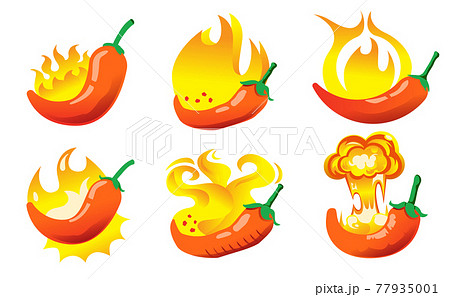 The symbol hot and dangerous ingredients for Describe the irritation made from chili.  77935001
