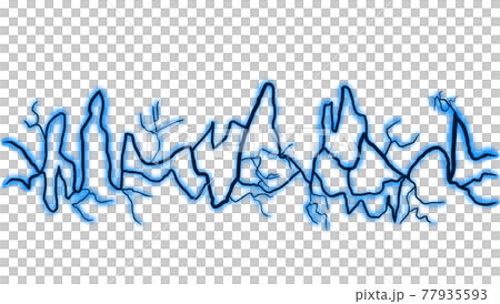 Blue dark electric line 77935593