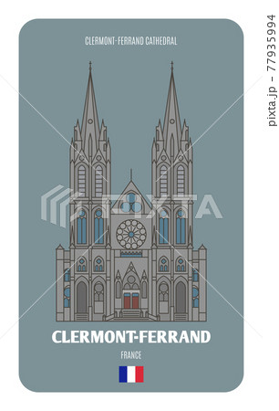 Clermont-Ferrand Cathedral, France Clermont-Ferrand Cathedral, France 77935994