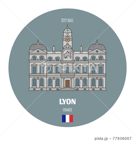City Hall in Lyon, France  77936007