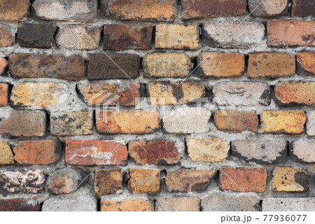 pattern old brick wall close up 77936077