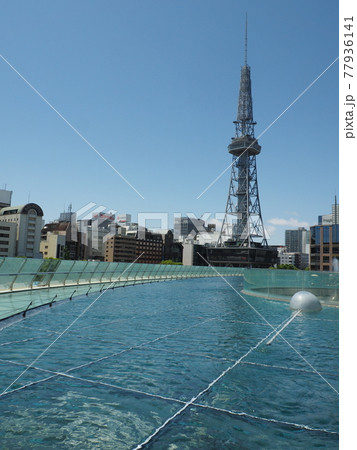 コロナ禍での名古屋テレビ塔とオアシス21水の宇宙船 6 コロナ禍での名古屋テレビ塔とオアシス21水の宇宙船 6 77936141