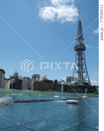 コロナ禍での名古屋テレビ塔とオアシス21水の宇宙船 11 77936411
