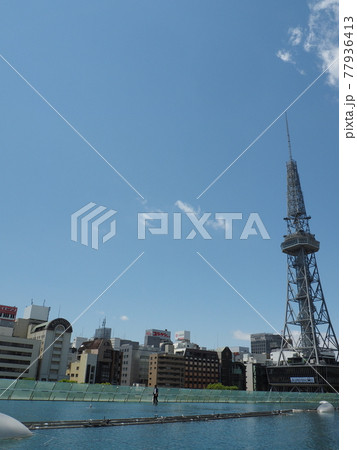 コロナ禍での名古屋テレビ塔とオアシス21水の宇宙船 13 77936413