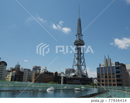 コロナ禍での名古屋テレビ塔とオアシス21水の宇宙船 14 77936414