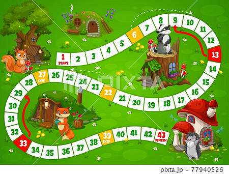 Fairy houses and dwellings boardgame, step riddle Fairy houses and dwellings boardgame, step riddle 77940526