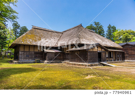 長谷川邸　庭と主屋 77940961