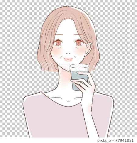 中年婦女飲用水 77941851