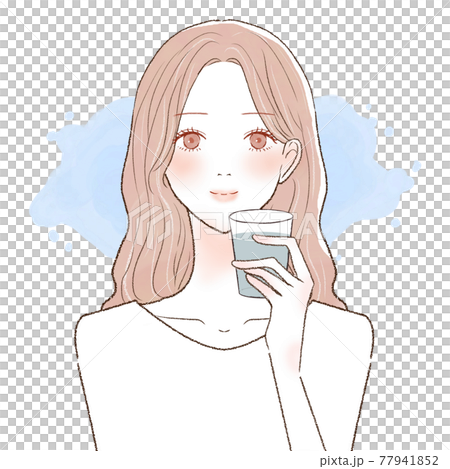 一個女人喝水 一個女人喝水 77941852
