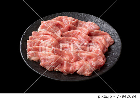 しゃぶしゃぶ用豚ロース 77942634
