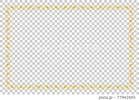 金色花邊框架 77942665