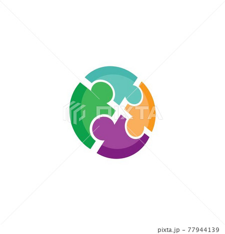 Community, network and social logo 77944139