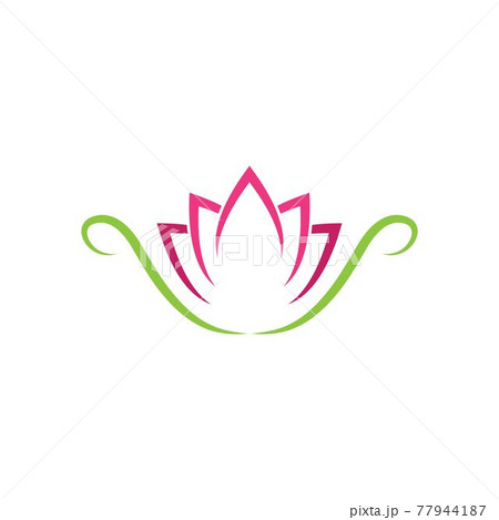 Lotus flowers logo 77944187
