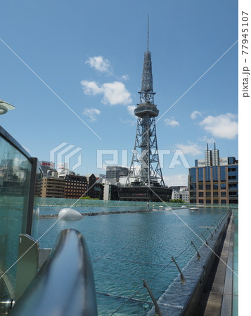 コロナ禍での名古屋テレビ塔とオアシス21水の宇宙船 21 77945107