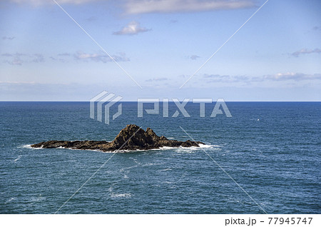 小樽 祝津のトド岩（秋） 77945747