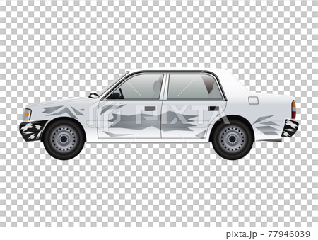 Scratched car 77946039