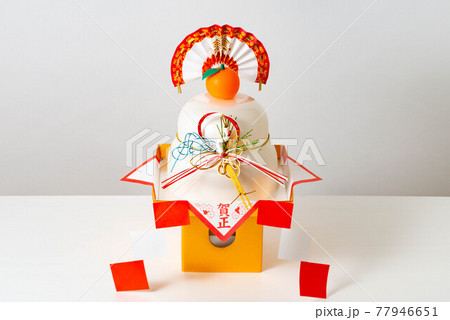 正月飾り　鏡餅 77946651