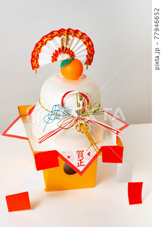 正月飾り　鏡餅 77946652