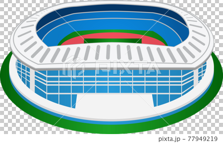 Yokohama International Stadium Nissan Stadium Stock Illustration