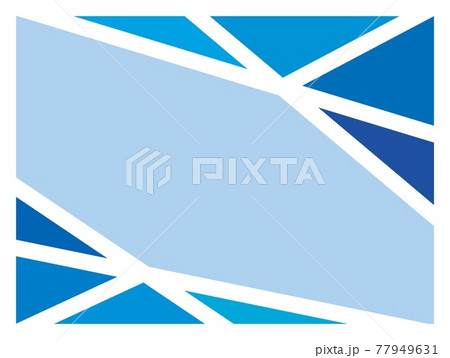 幾何学模様　フレーム　三角形 77949631