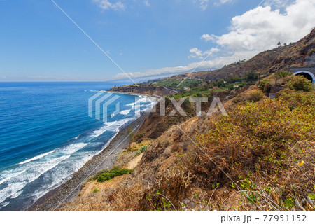 View on surf beach Playa del socorro, Tenerife View on surf beach Playa del socorro, Tenerife 77951152