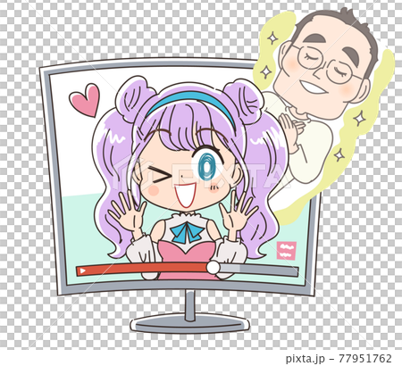 バーチャル美少女受肉おじさん（バ美肉おじさん） 77951762