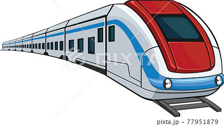 Metro Train Subway Express Intercity Cartoon... - Stock Illustration  [77951879] - PIXTA