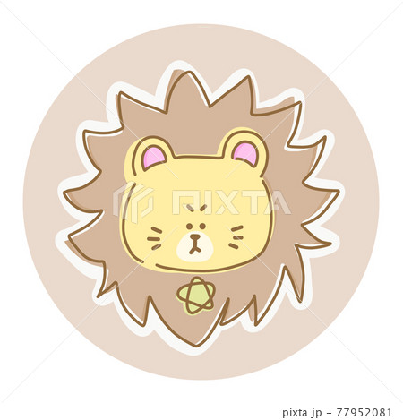 12星座のしし座のイラスト 12星座のしし座のイラスト 77952081