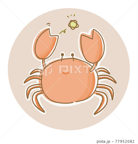 12星座のかに座のイラスト 12星座のかに座のイラスト 77952082