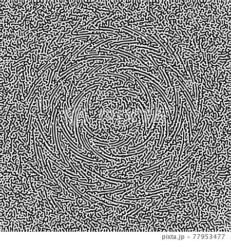 Cyclic Symmetric Multiscale Turing Pattern. Monochrome texture Cyclic Symmetric Multiscale Turing Pattern. Monochrome texture 77953477