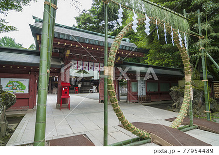 大國魂神社　神社　茅の輪 　夏越祓 　夏越の祓　厄払いけ 77954489