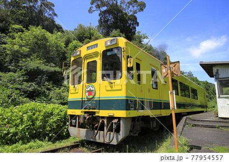 いすみ鉄道 久我原駅と電車 (千葉 夷隅) 77954557