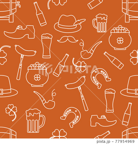 Vector Pattern St. Patrick's Day Ireland Irish 77954969