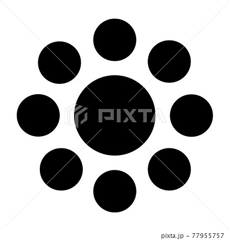 肥後細川氏の家紋 細川九曜 肥後細川氏の家紋 細川九曜 77955757