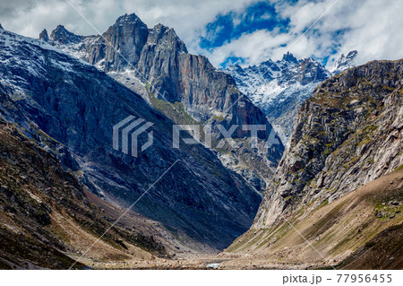 Lahaul Valley in indian Himalayas, India 77956455