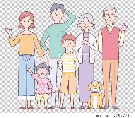 3世代家族 77957713