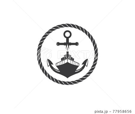 nautical vector logo icon of maritime illustration nautical vector logo icon of maritime illustration 77958656