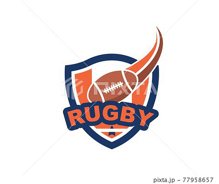 rugby ball icon vector illustration design 77958657