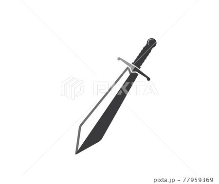 sword logo icon vector illustration design sword logo icon vector illustration design 77959369