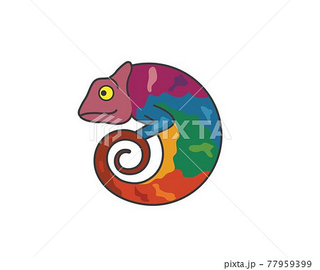 chameleon vector icon logo illustration design 77959399