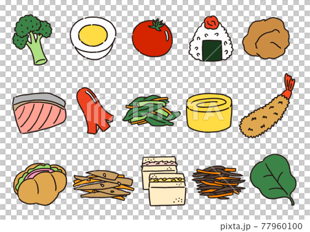 お弁当のおかずのパーツセット お弁当のおかずのパーツセット 77960100