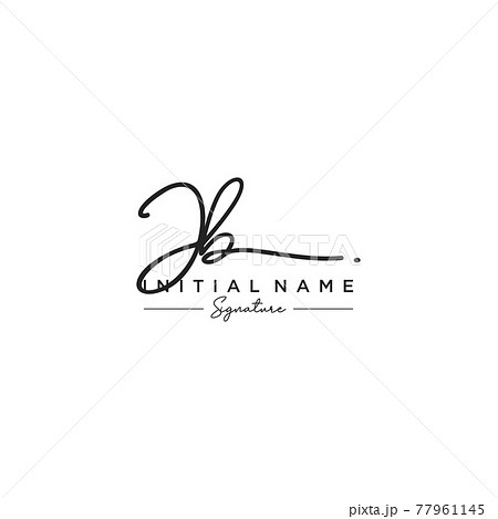 Letter JB Signature Logo Template Vector Letter JB Signature Logo Template Vector 77961145