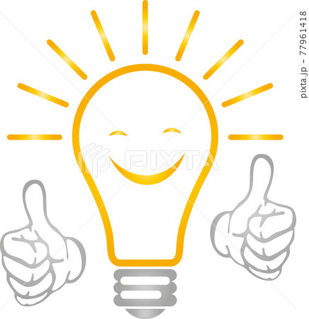Lamp, smile, electrician, idea, logo, icon Lamp, smile, electrician, idea, logo, icon 77961418