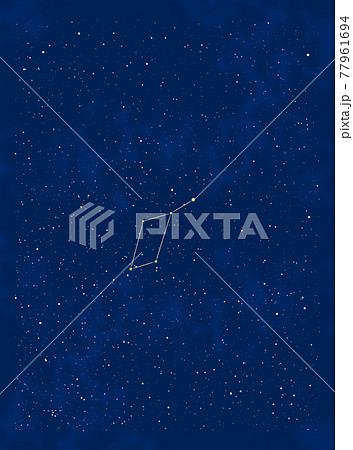 夏の星座：こと座と周辺の星 77961694